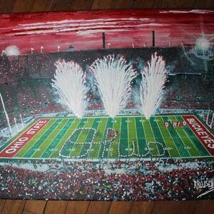 Ohio State Buckeyes Stadium Painting - Artwork